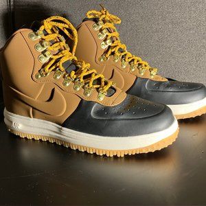 Nike Lunar Force 1 Duckboot '18 Light British Tan Phantom Boots BQ7930-001 Sz 10